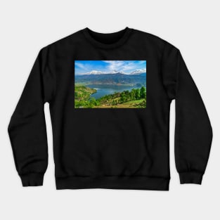 Pokhara Lake. Crewneck Sweatshirt